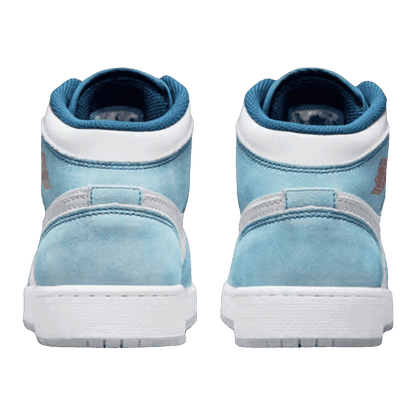 Nike Air Jordan 1 Mid SE French Blue Light Steel (GS) Back