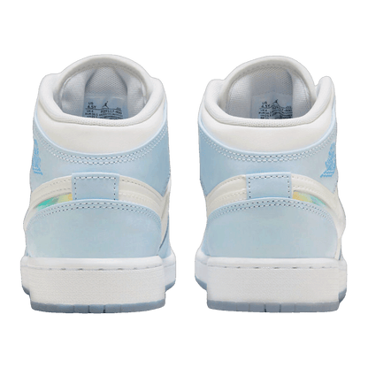 Nike Air Jordan 1 Mid SE Glitter Swoosh (GS) Back