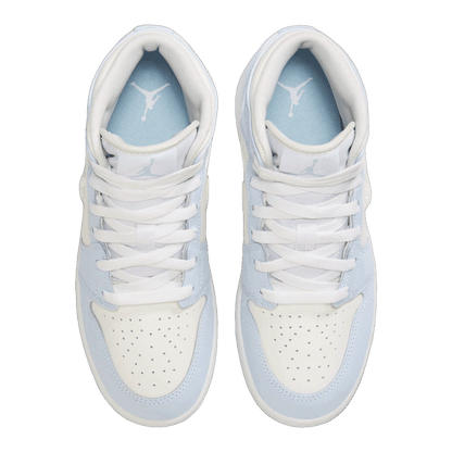 Nike Air Jordan 1 Mid SE Glitter Swoosh (GS) Oben