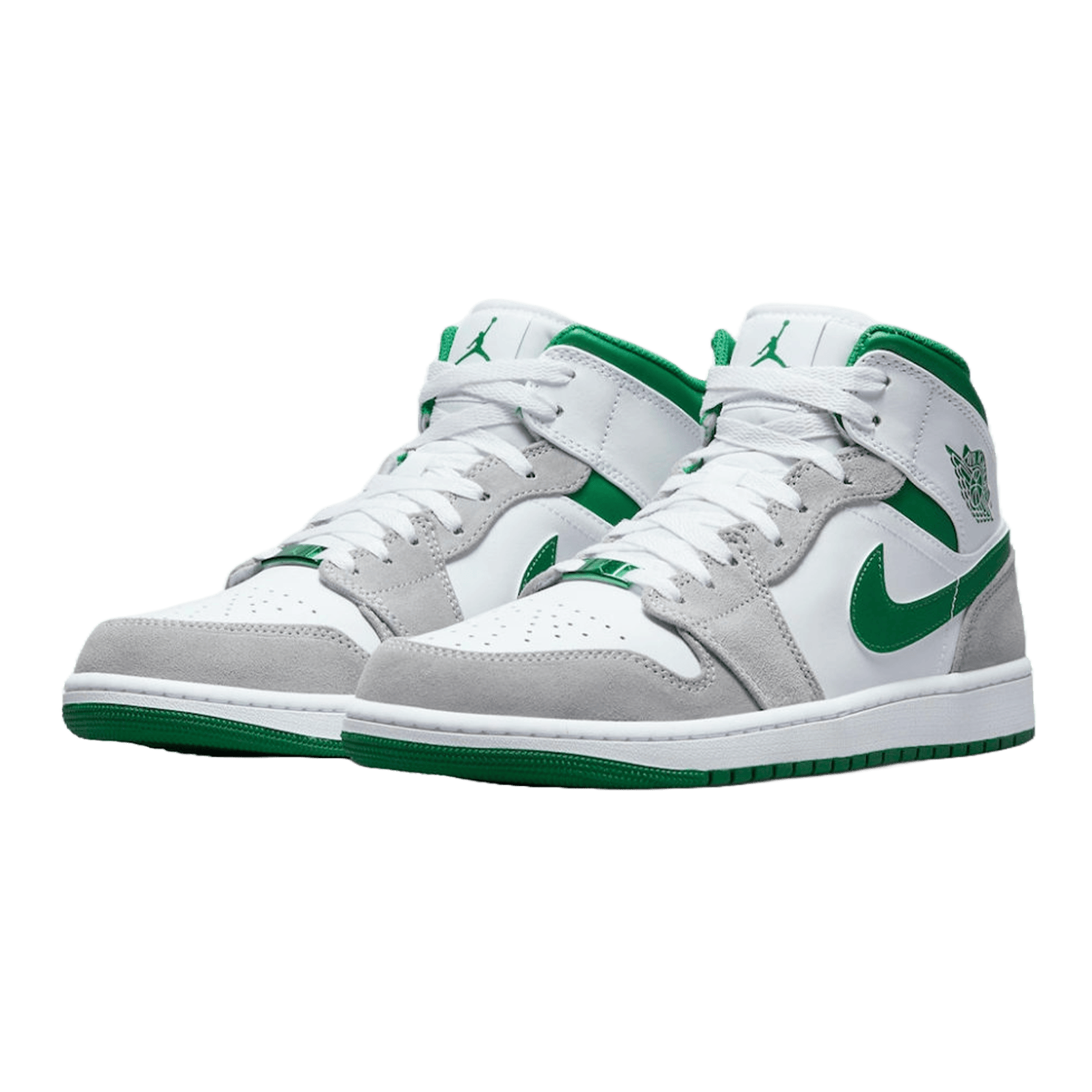 Nike Air Jordan 1 Mid SE Grey Green Side