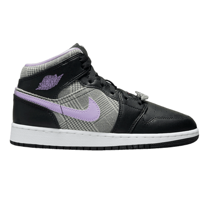 Nike Air Jordan 1 Mid SE Houndstooth (GS)