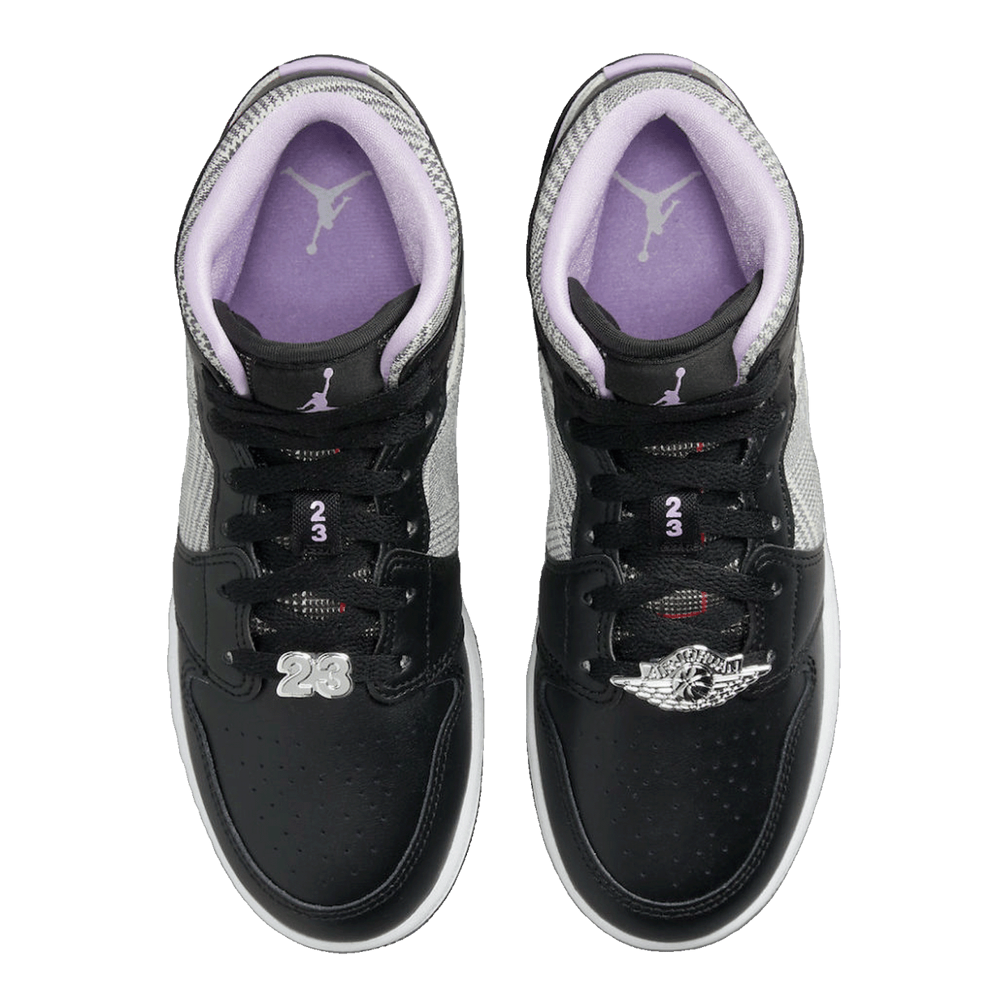 Nike Air Jordan 1 Mid SE Houndstooth (GS) Oben