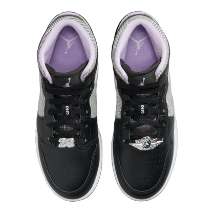 Nike Air Jordan 1 Mid SE Houndstooth (GS) Oben