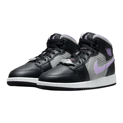 Nike Air Jordan 1 Mid SE Houndstooth (GS) Side