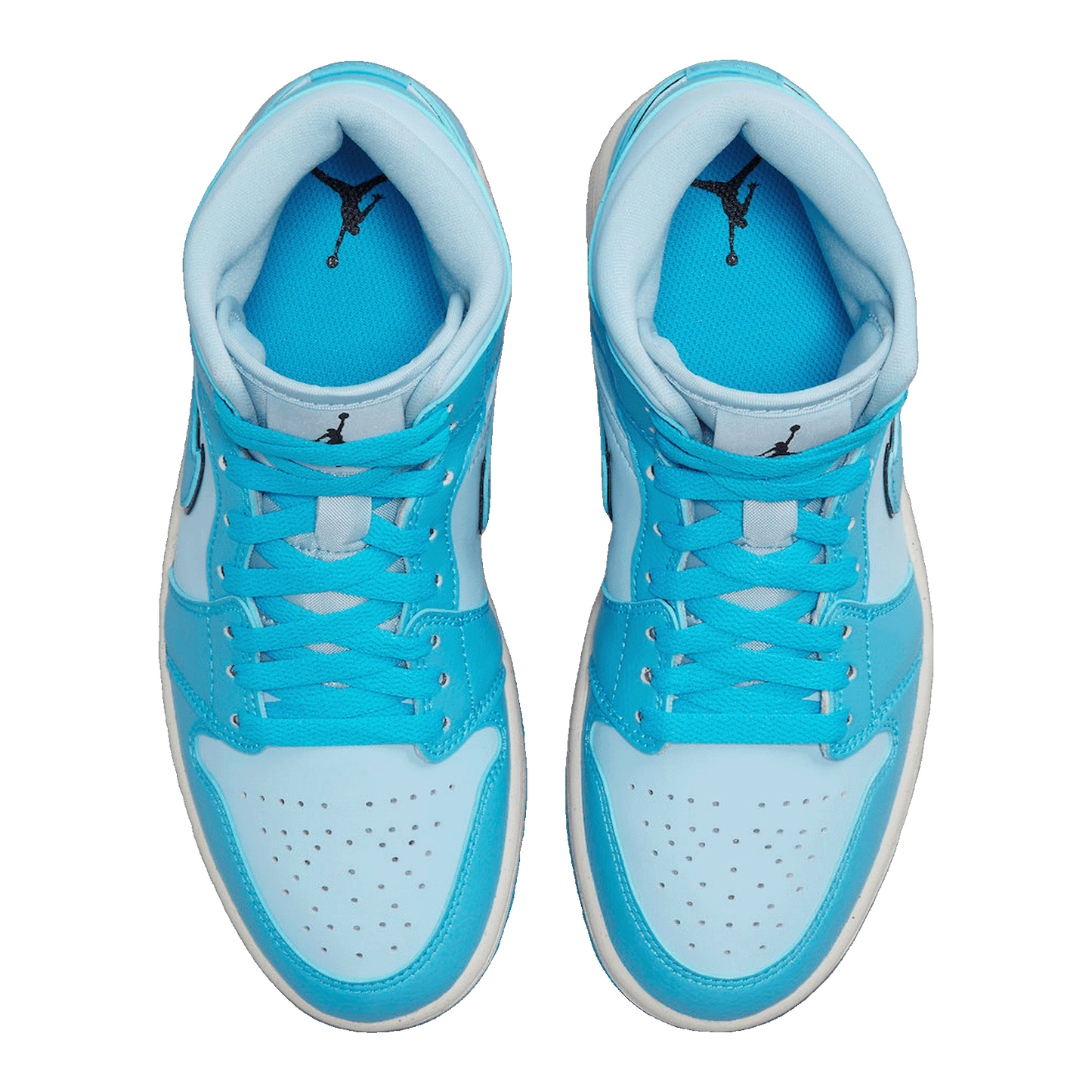 Nike Air Jordan 1 Mid SE Ice Blue (W) Oben