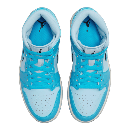 Nike Air Jordan 1 Mid SE Ice Blue (W) Oben