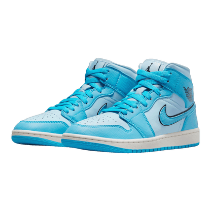Nike Air Jordan 1 Mid SE Ice Blue (W) Side