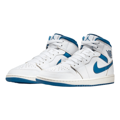Nike Air Jordan 1 Mid SE Industrial Blue (GS) Side