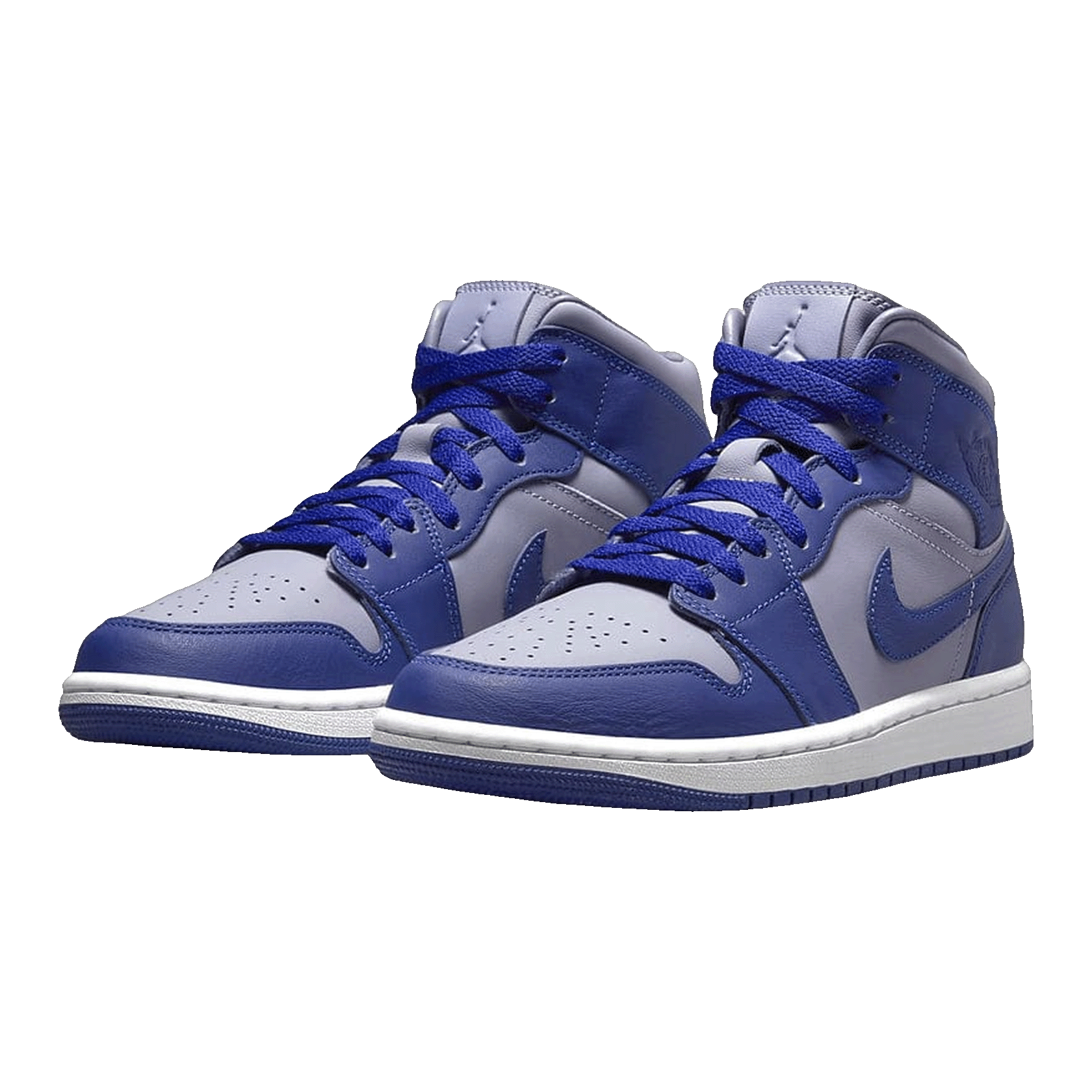 Nike Air Jordan 1 Mid SE Iron Purple Deep Royal (W) Side
