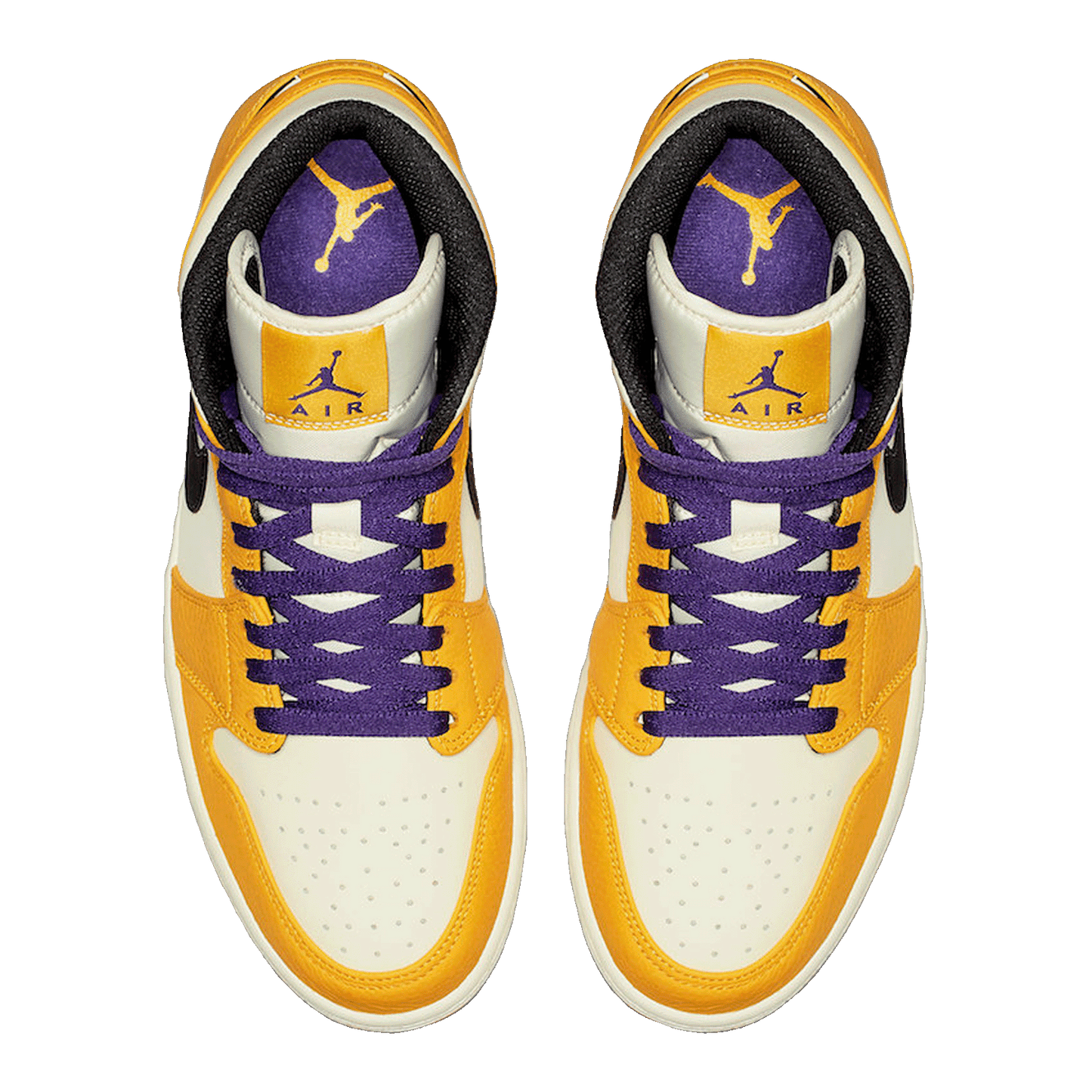 Nike Air Jordan 1 Mid SE Lakers Oben