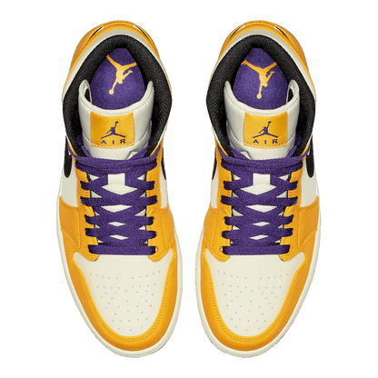 Nike Air Jordan 1 Mid SE Lakers Oben
