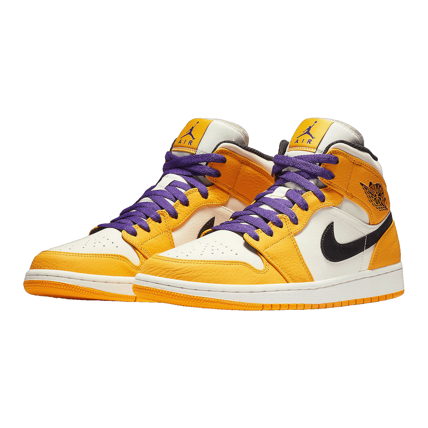 Nike Air Jordan 1 Mid SE Lakers Side