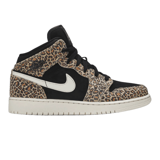 Nike Air Jordan 1 Mid SE Leopard (GS)