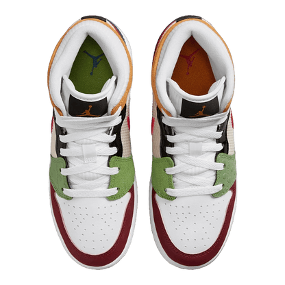 Nike Air Jordan 1 Mid SE Messy Room (GS) Oben