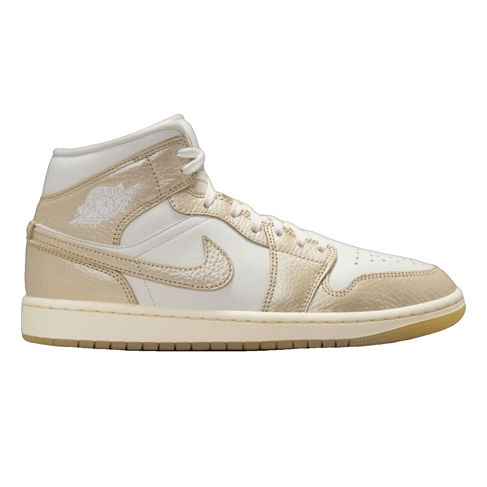 Nike Air Jordan 1 Mid SE Metallic Team Gold (W)