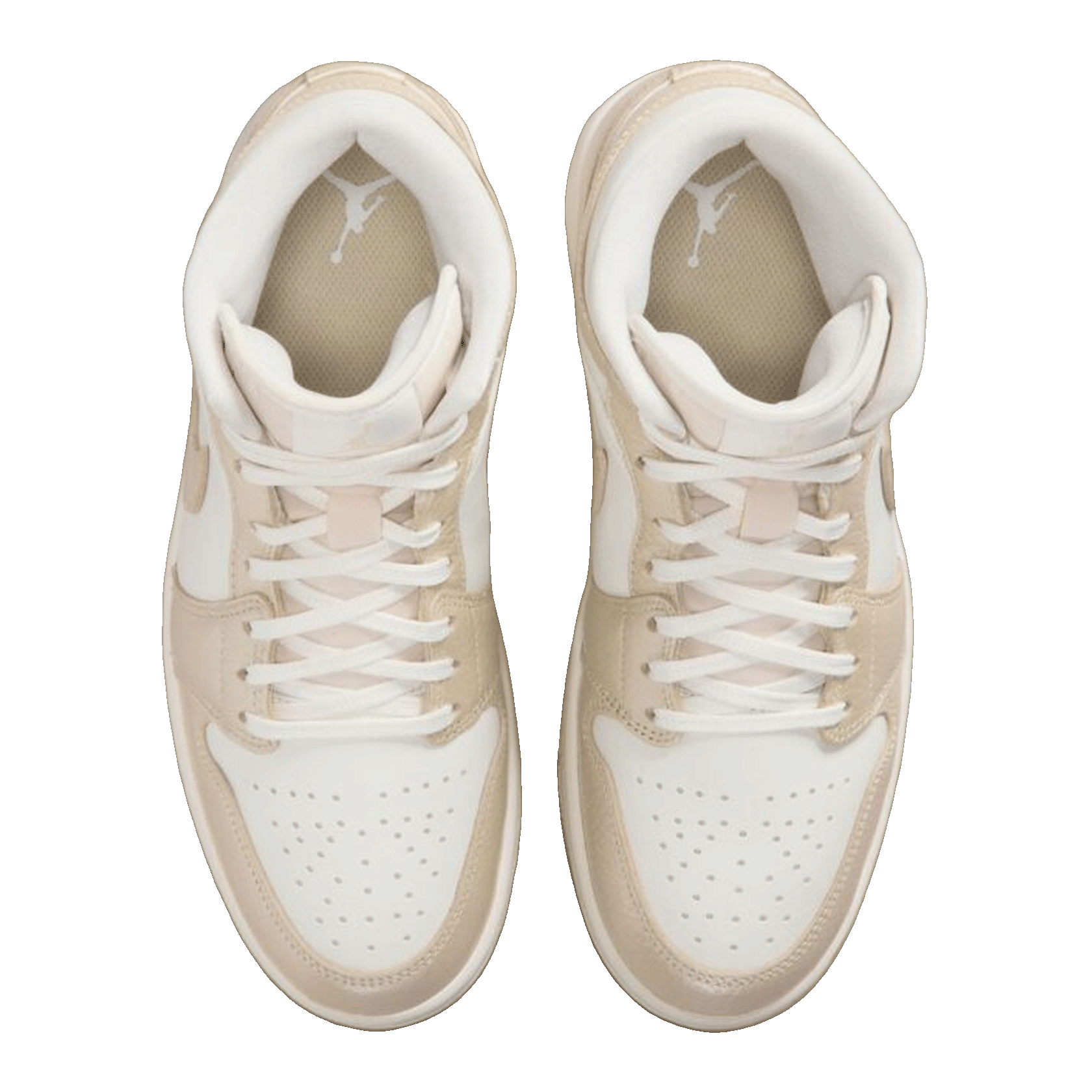 Nike Air Jordan 1 Mid SE Metallic Team Gold (W) Oben