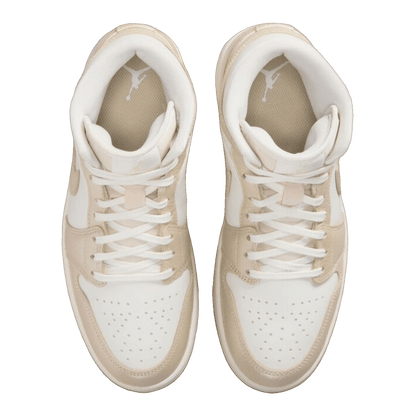 Nike Air Jordan 1 Mid SE Metallic Team Gold (W) Oben