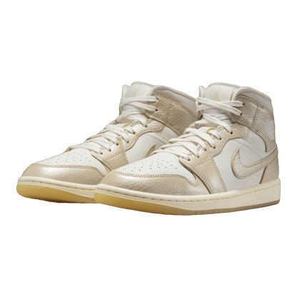 Nike Air Jordan 1 Mid SE Metallic Team Gold (W) Side