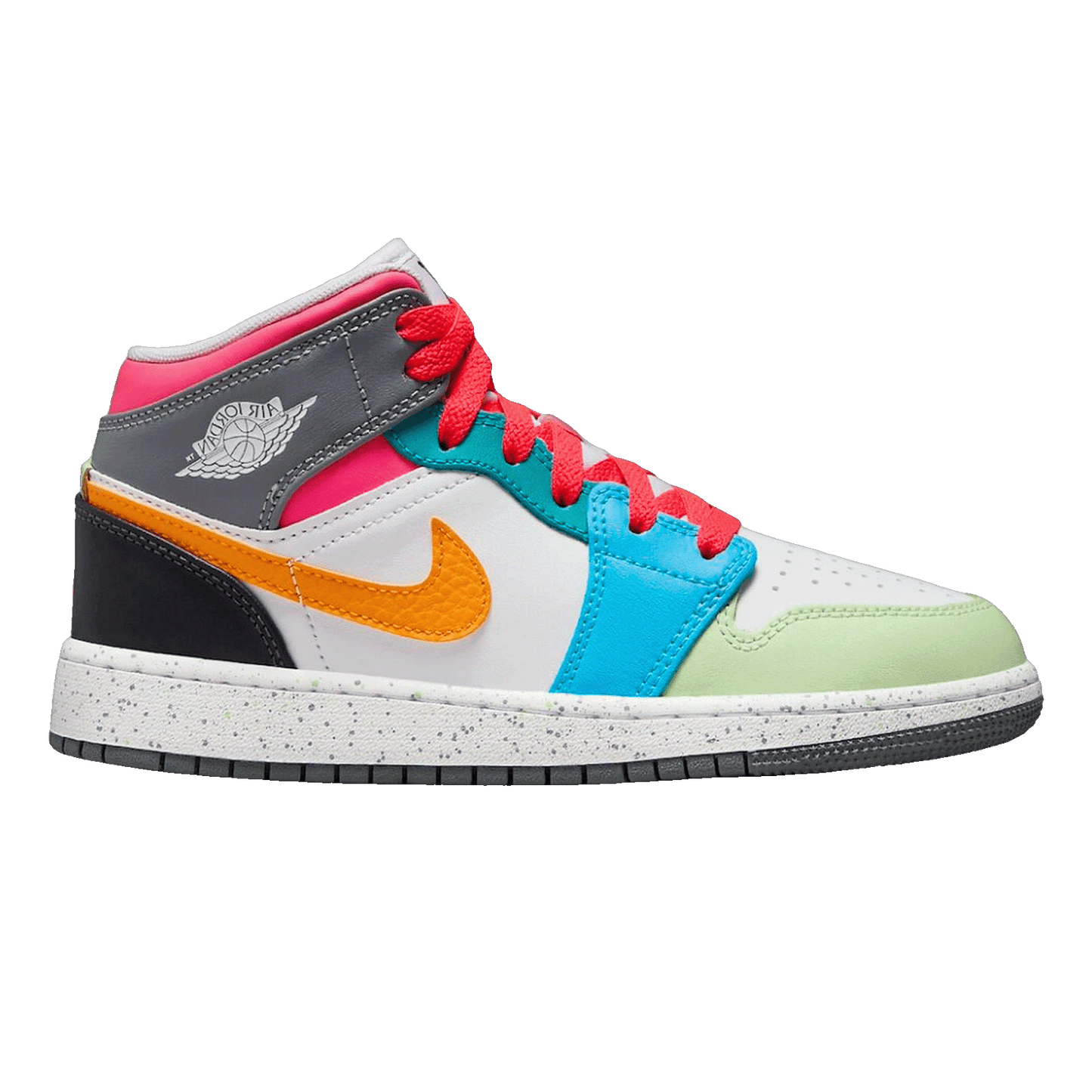 Nike Air Jordan 1 Mid SE Multi-Color (GS)