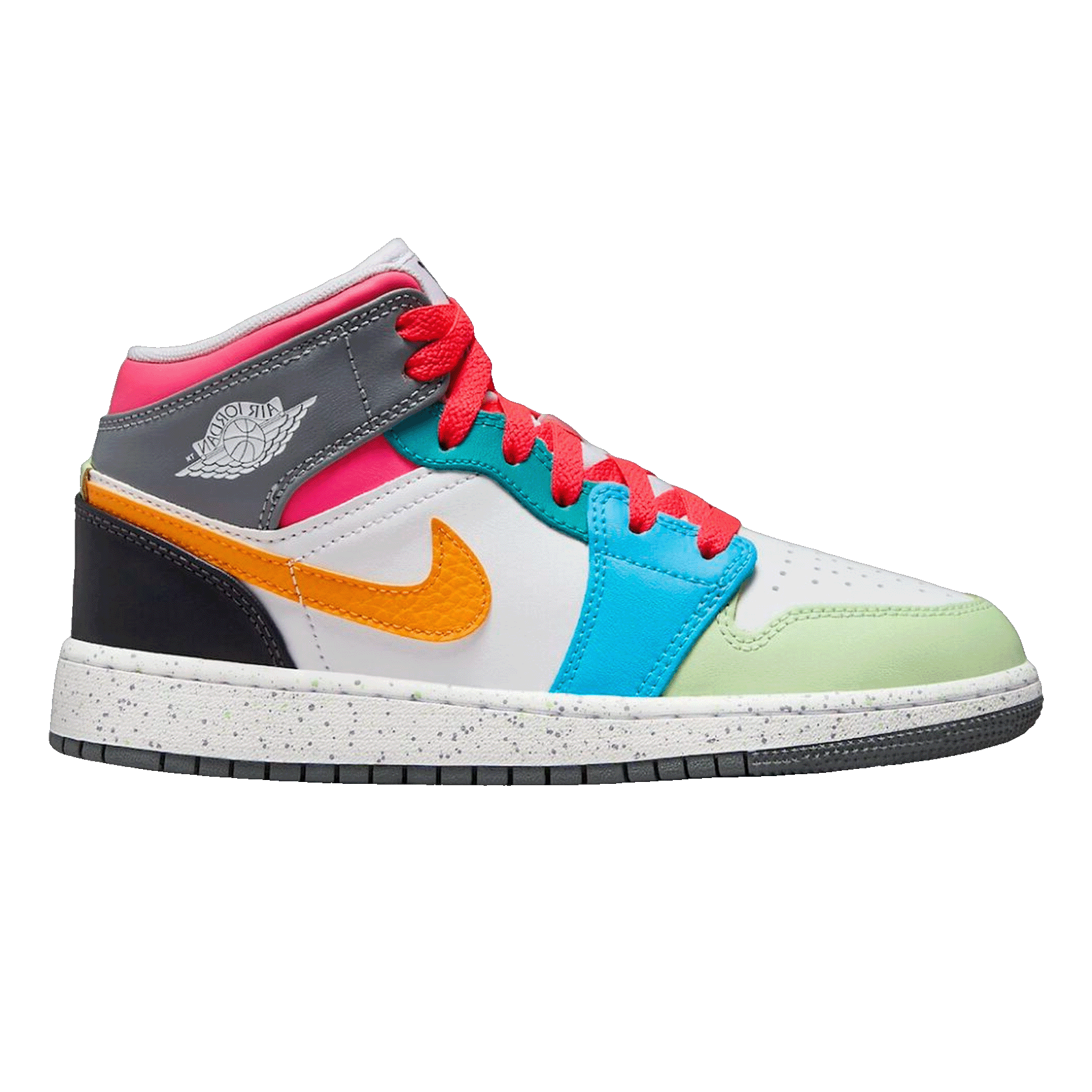 Nike Air Jordan 1 Mid SE Multi-Color (GS)