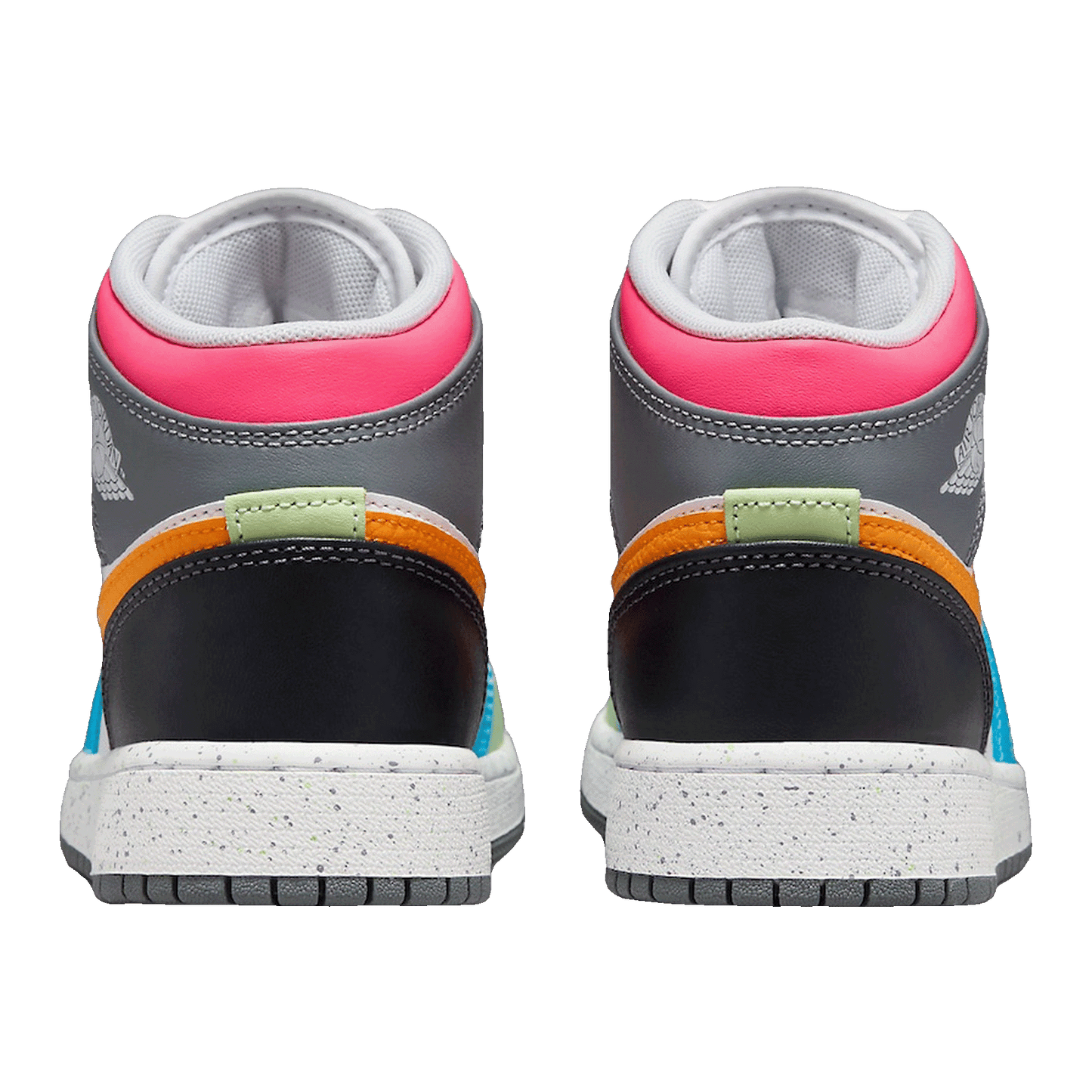 Nike Air Jordan 1 Mid SE Multi-Color (GS) Back