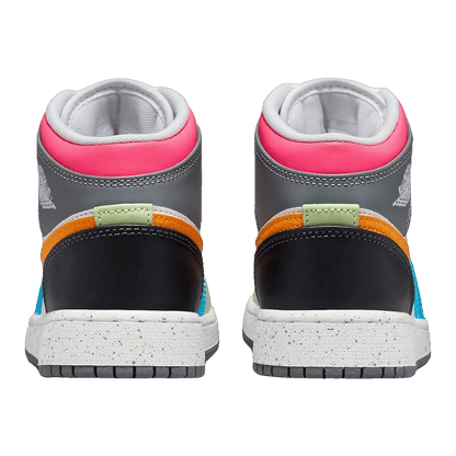 Nike Air Jordan 1 Mid SE Multi-Color (GS) Back