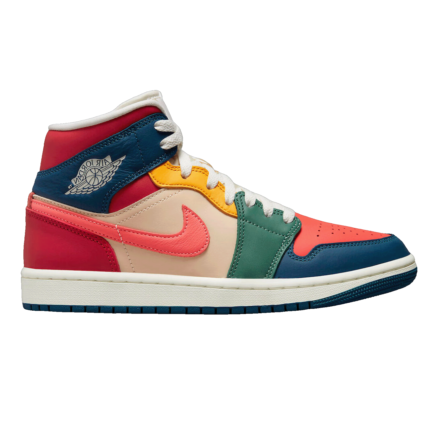 Nike Air Jordan 1 Mid SE Multi Color (2022) (W)