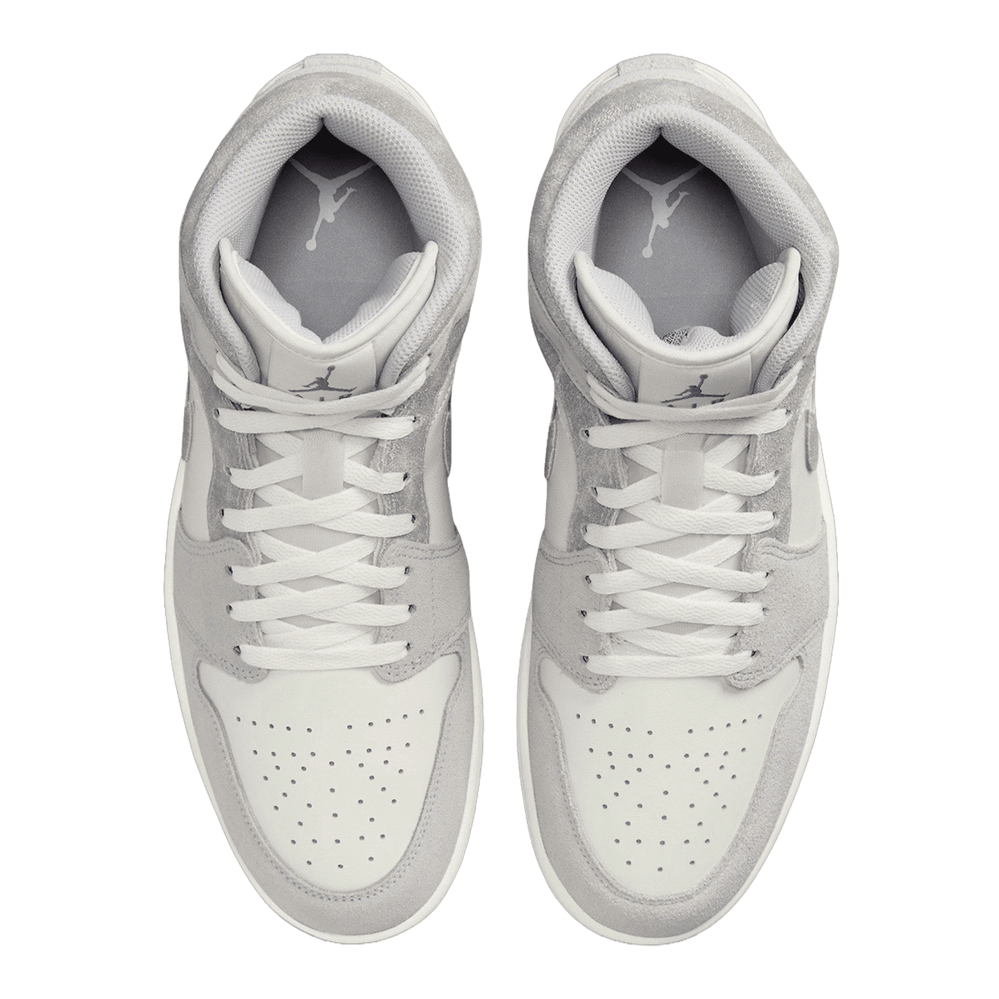 Nike Air Jordan 1 Mid SE Neutral Grey Sail (GS) Oben