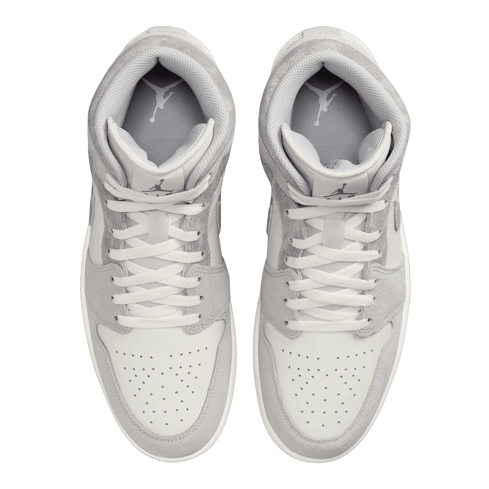 Nike Air Jordan 1 Mid SE Neutral Grey Sail (GS) Oben