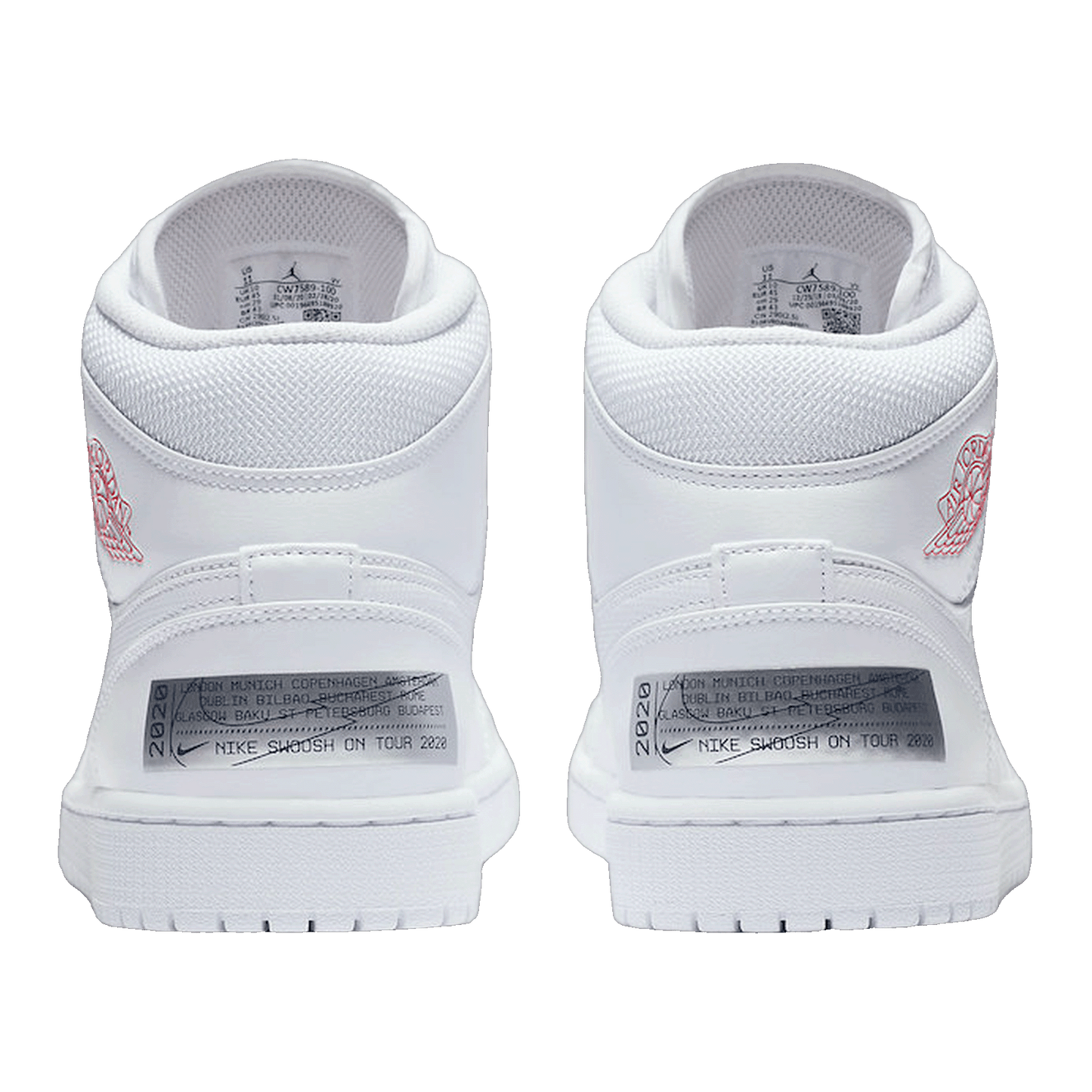 Nike Air Jordan 1 Mid SE Nike Swoosh On Tour (2020) Back