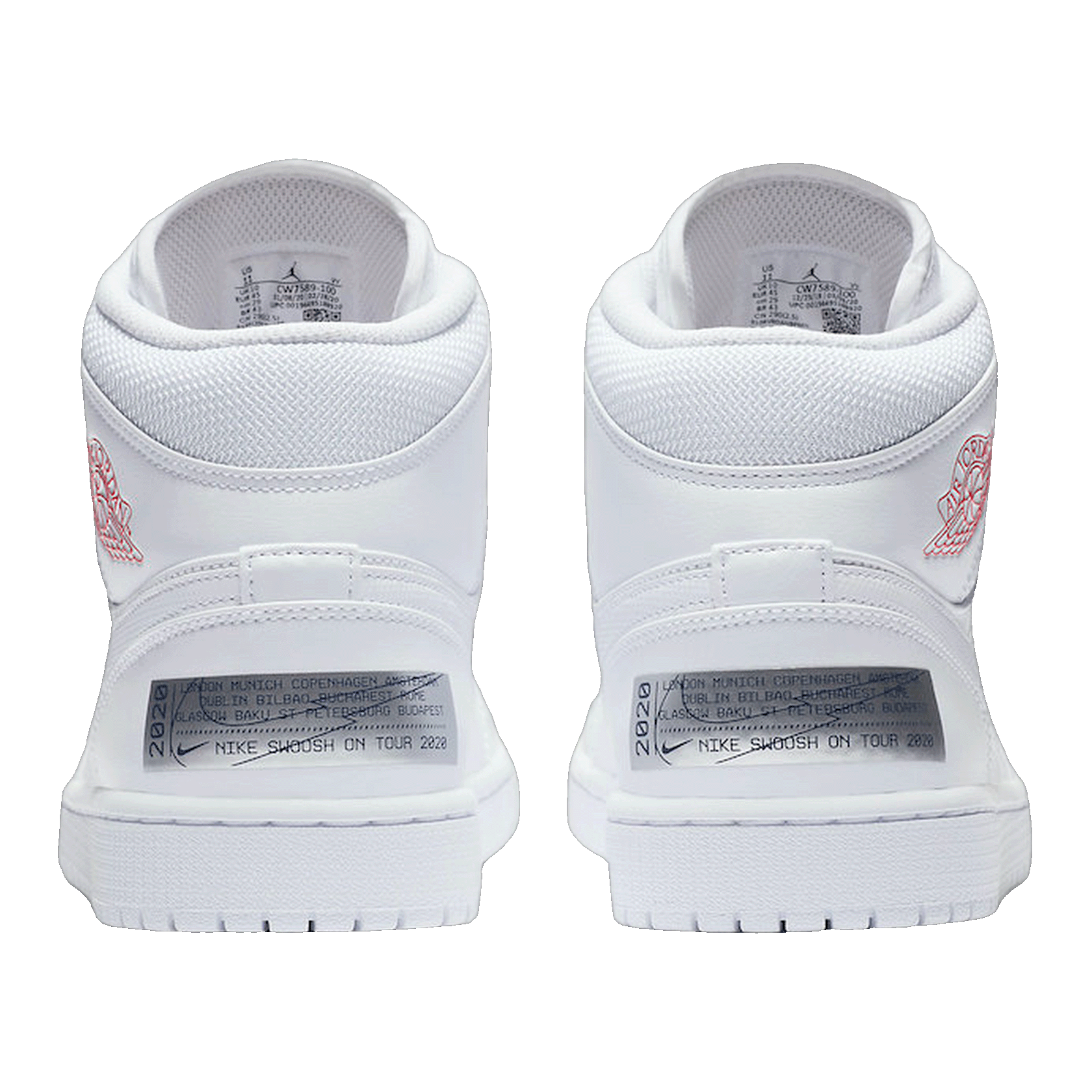 Nike Air Jordan 1 Mid SE Nike Swoosh On Tour (2020) Back