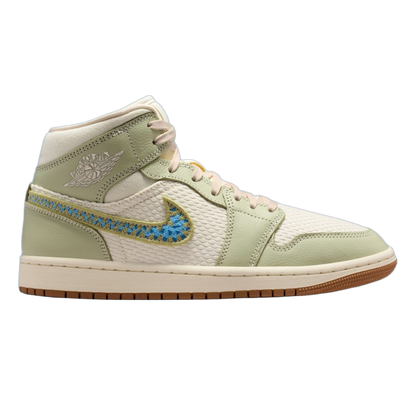 Nike Air Jordan 1 Mid SE Olive Aura (W) II0570-302