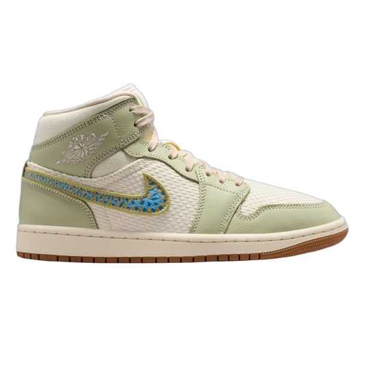 Nike Air Jordan 1 Mid SE Olive Aura (W) II0570-302