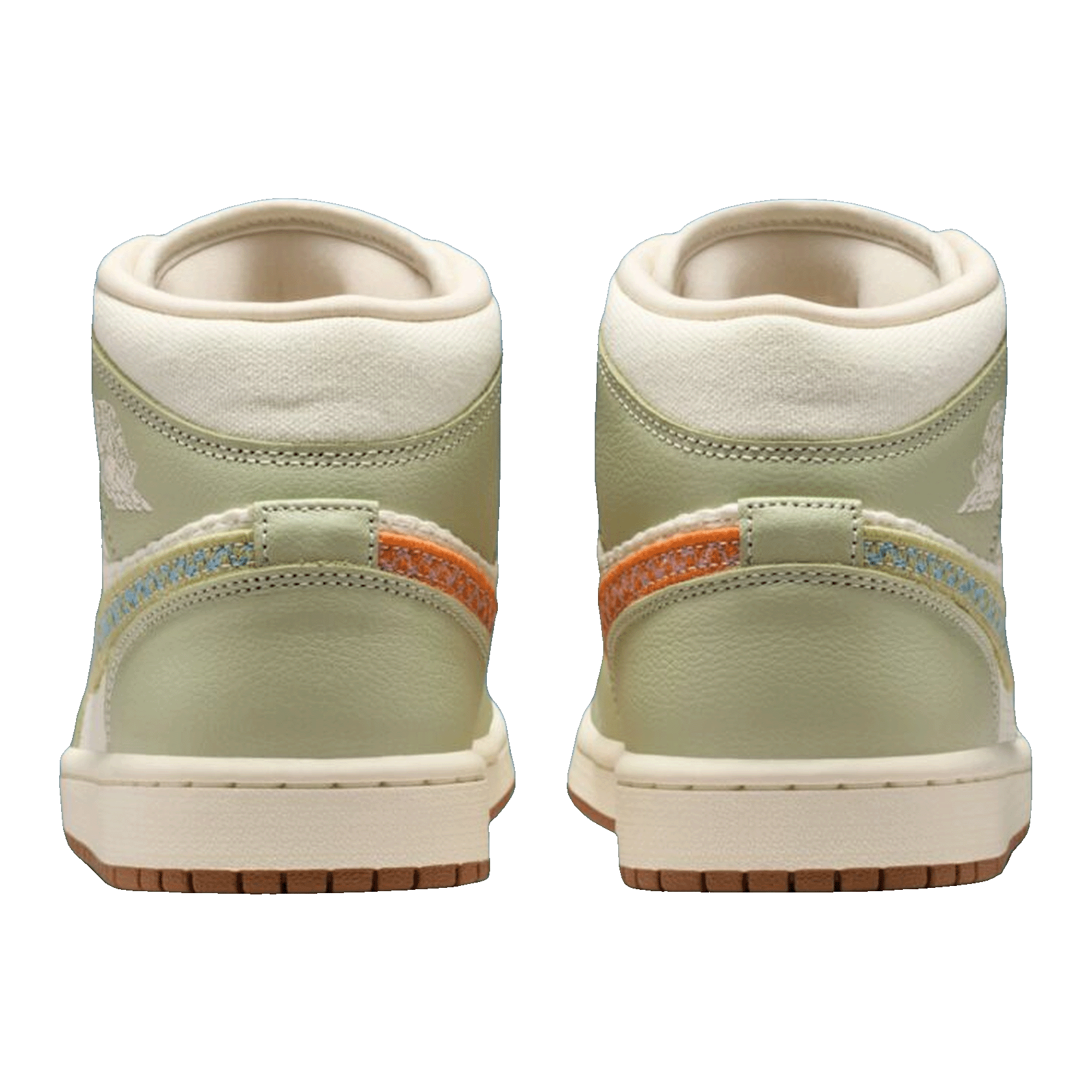 Nike Air Jordan 1 Mid SE Olive Aura (W) Back II0570-302