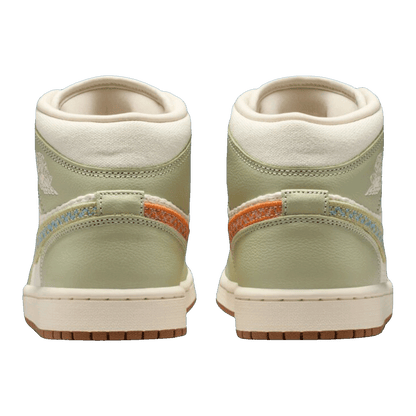 Nike Air Jordan 1 Mid SE Olive Aura (W) Back II0570-302