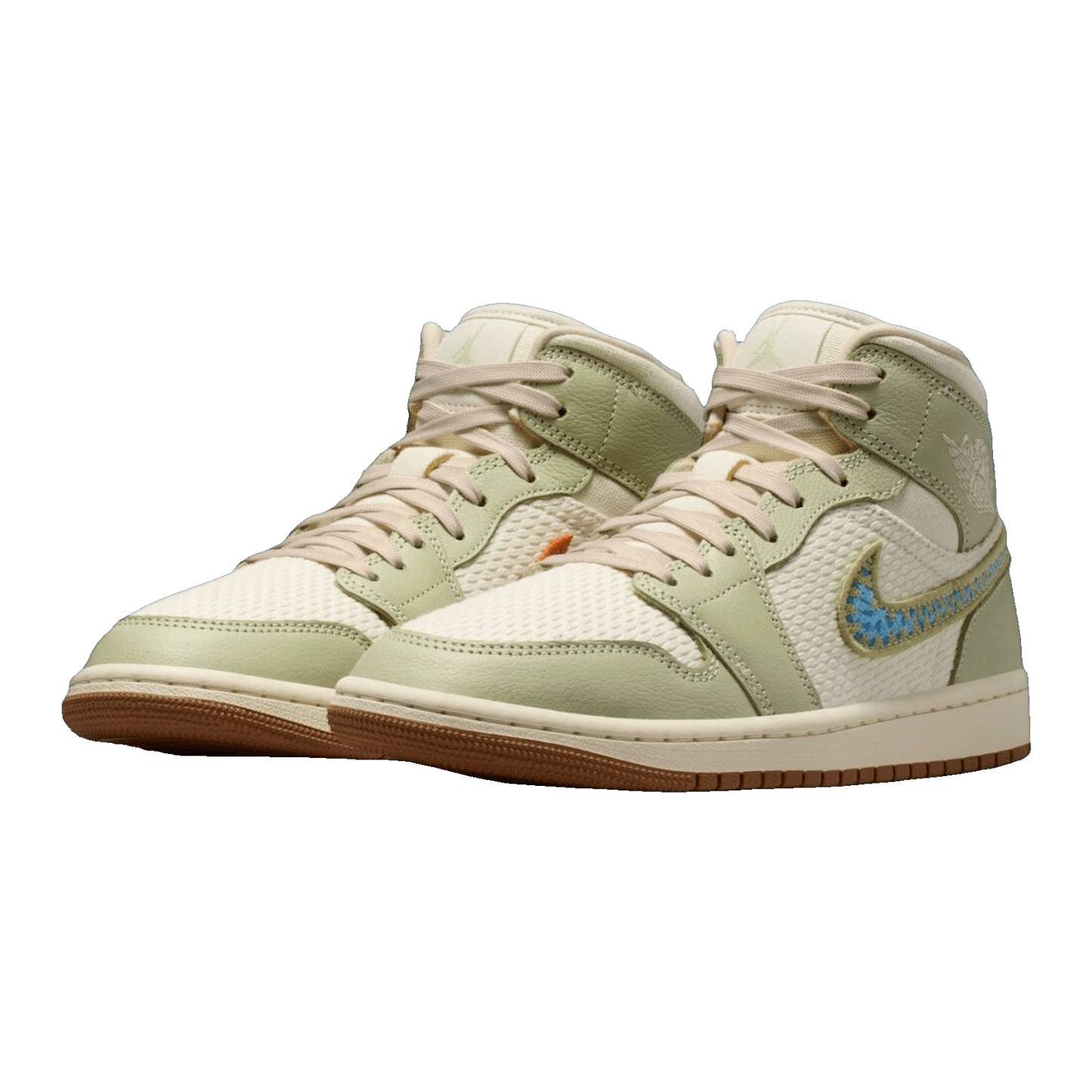 Nike Air Jordan 1 Mid SE Olive Aura (W) Side II0570-302