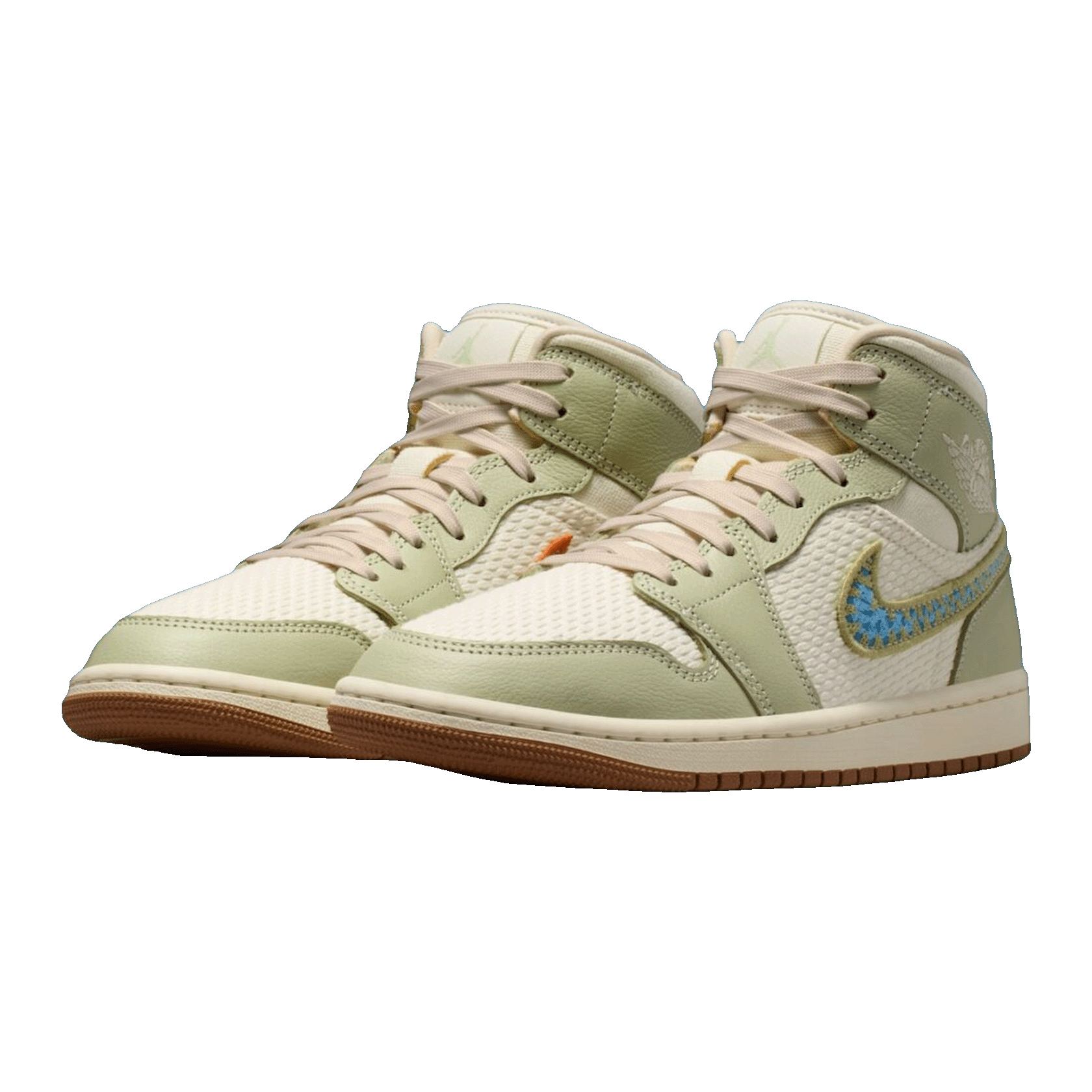 Nike Air Jordan 1 Mid SE Olive Aura (W) Side II0570-302