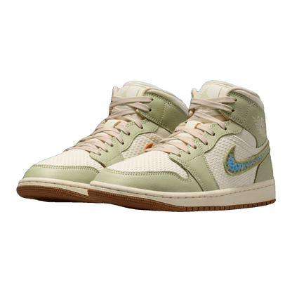 Nike Air Jordan 1 Mid SE Olive Aura (W) Side II0570-302