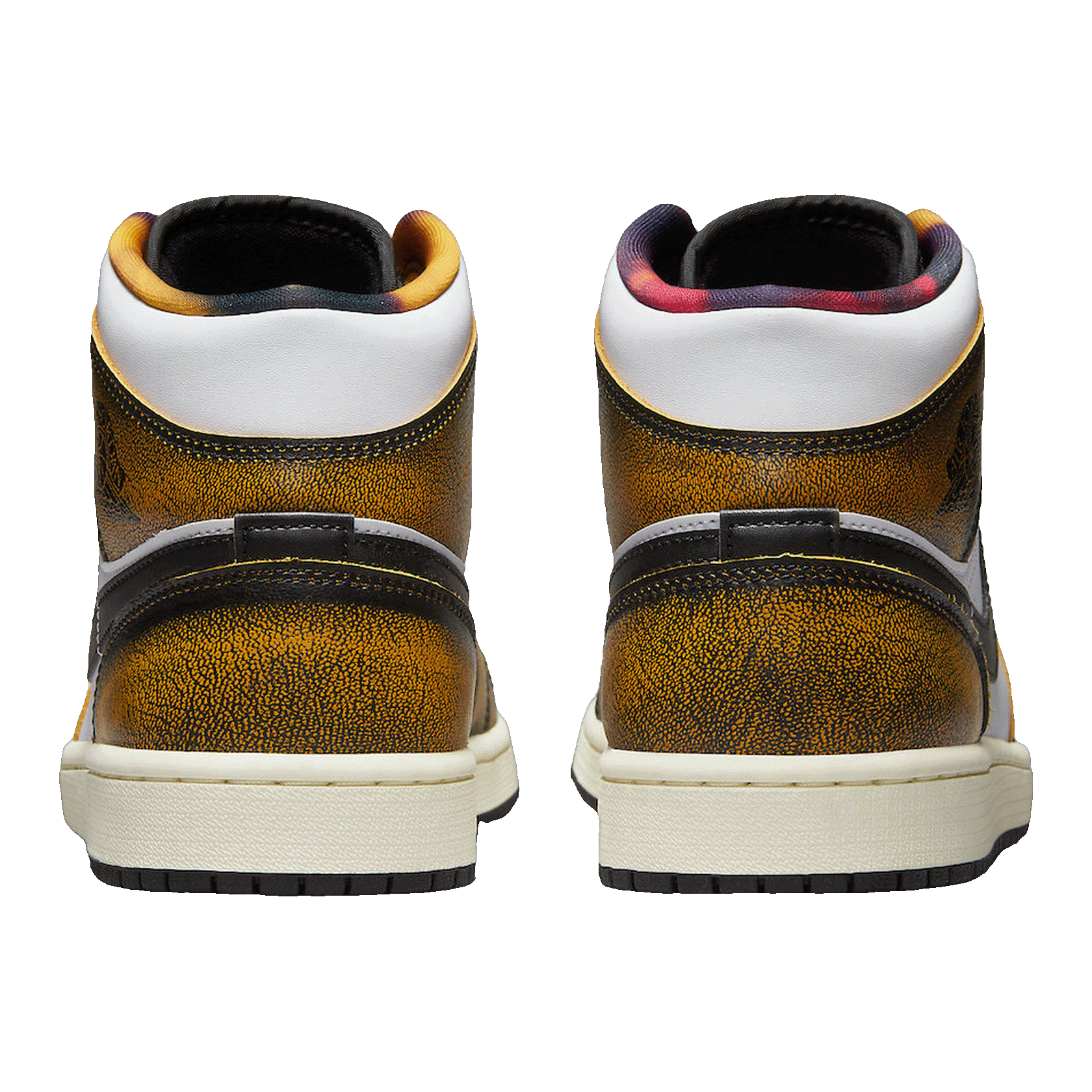 Nike Air Jordan 1 Mid SE Orange Wear Away Back