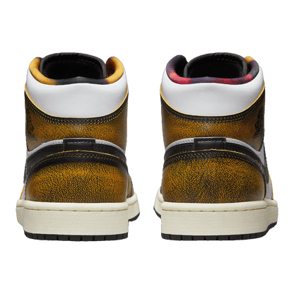 Nike Air Jordan 1 Mid SE Orange Wear Away Back