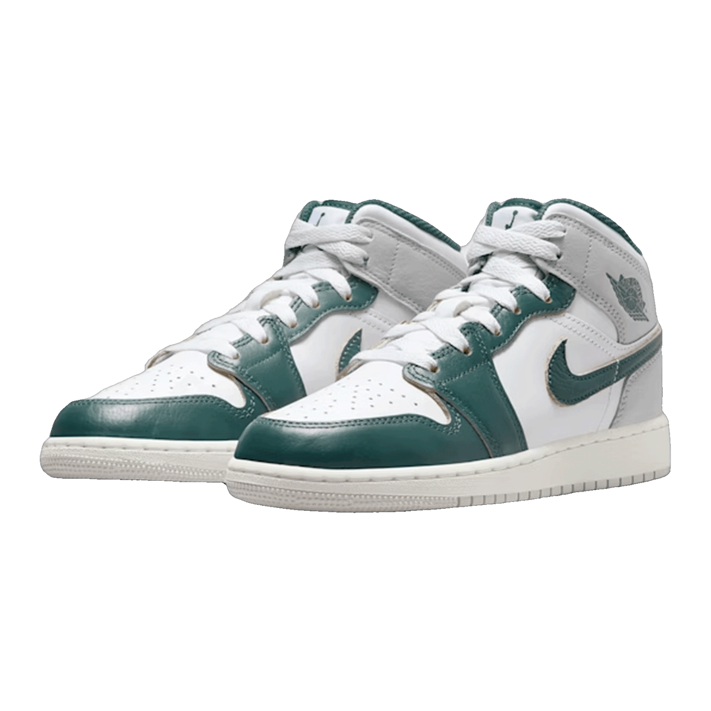 Nike Air Jordan 1 Mid SE Oxidized Green (GS) Side