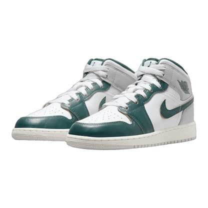 Nike Air Jordan 1 Mid SE Oxidized Green (GS) Side