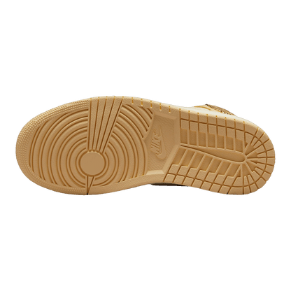 Nike Air Jordan 1 Mid SE Pale Vanilla Metallic Gold (W) Sohle