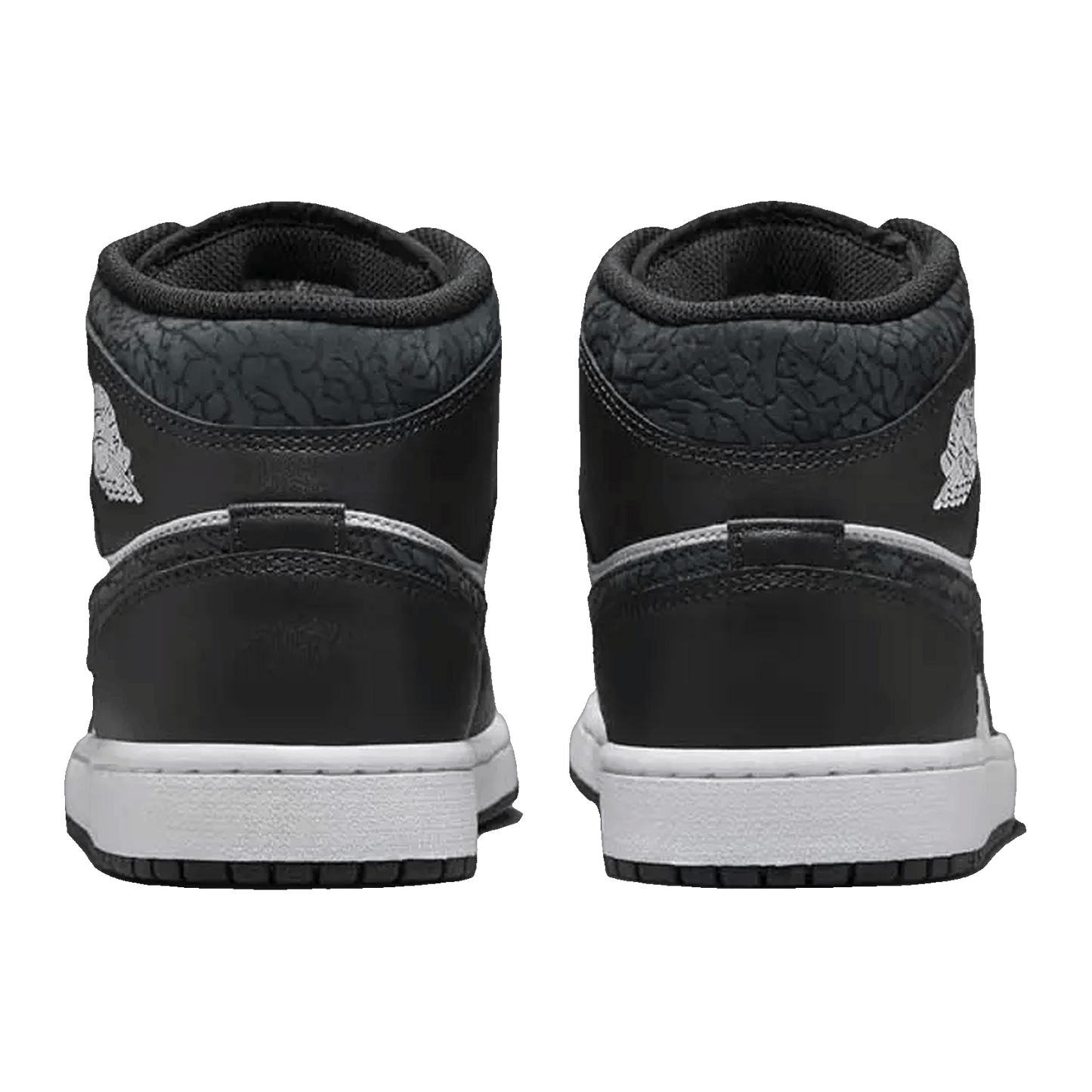 Nike Air Jordan 1 Mid SE Panda Elephant (GS) Back