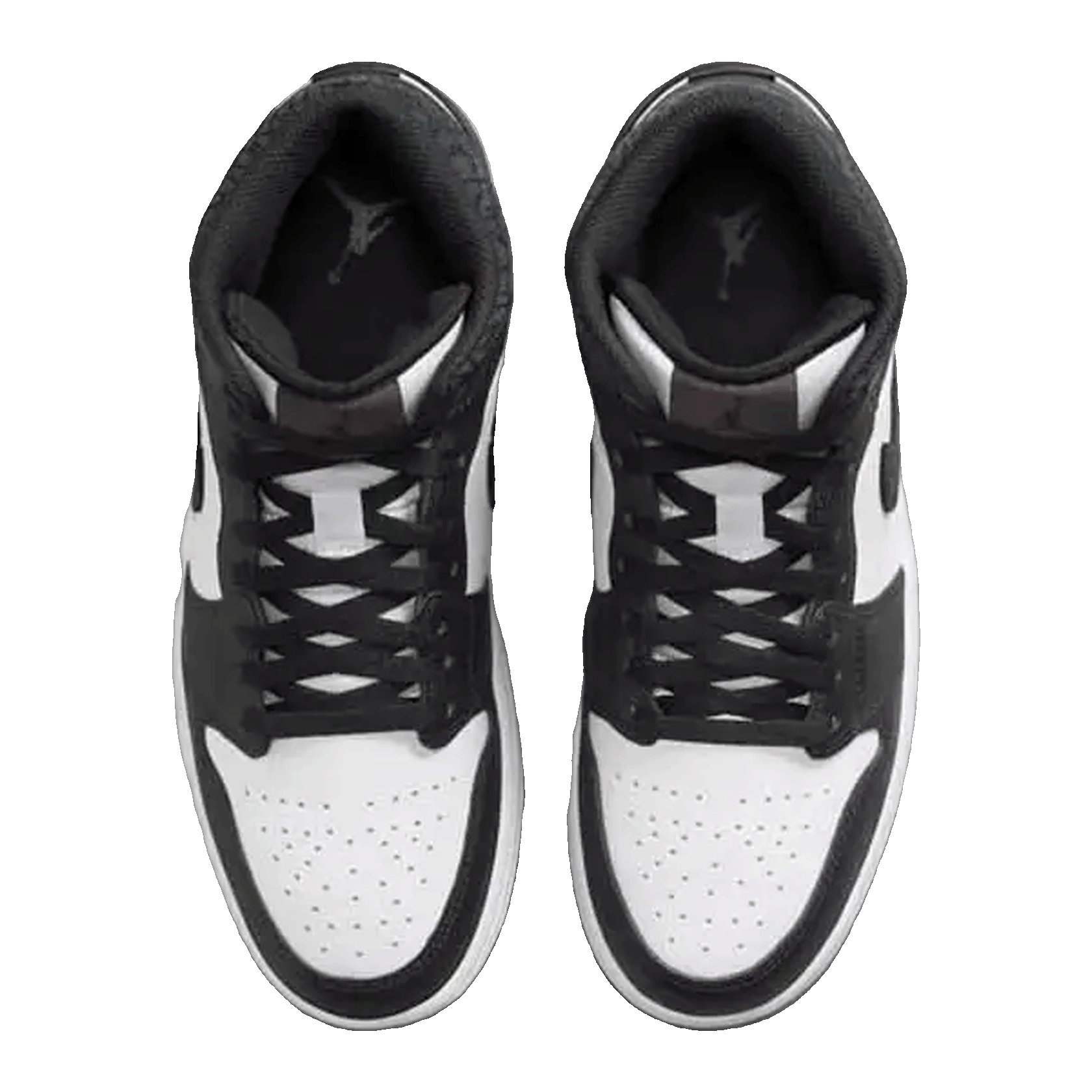 Nike Air Jordan 1 Mid SE Panda Elephant (GS) Oben