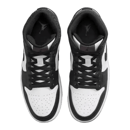 Nike Air Jordan 1 Mid SE Panda Elephant (GS) Oben