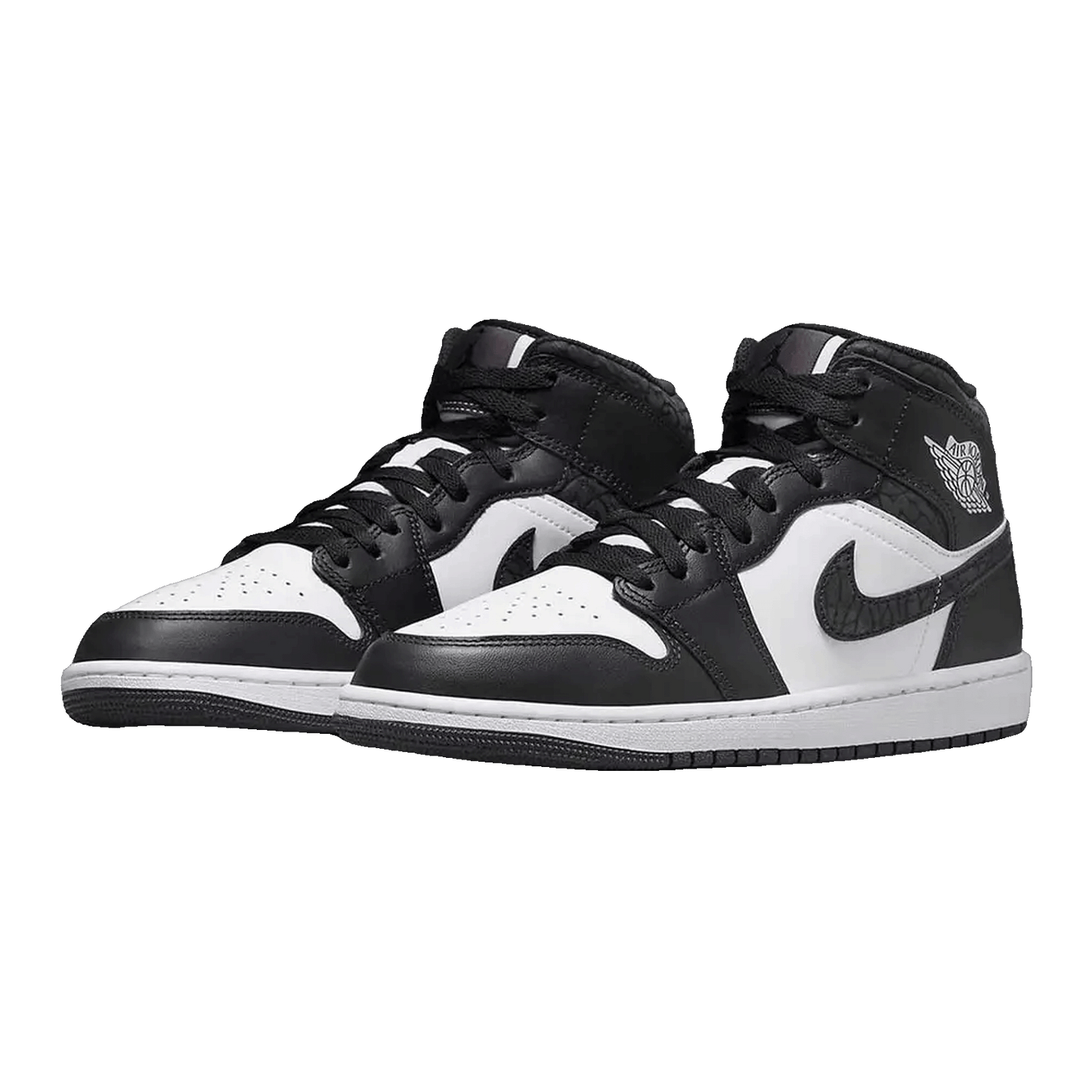 Nike Air Jordan 1 Mid SE Panda Elephant (GS) Side