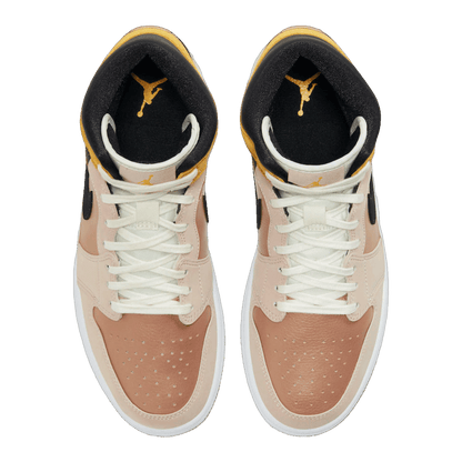 Nike Air Jordan 1 Mid SE Particle Beige (W) Oben