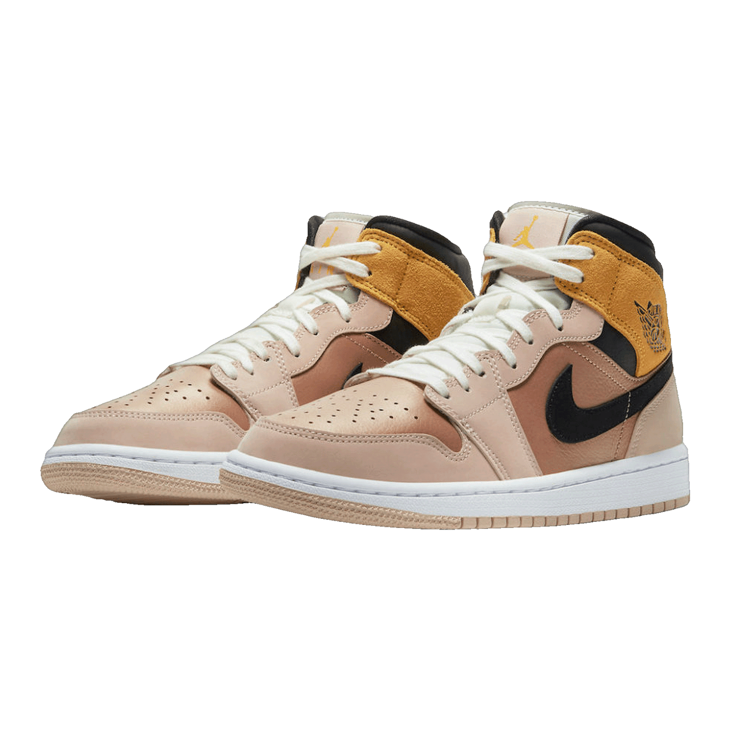 Nike Air Jordan 1 Mid SE Particle Beige (W) Side
