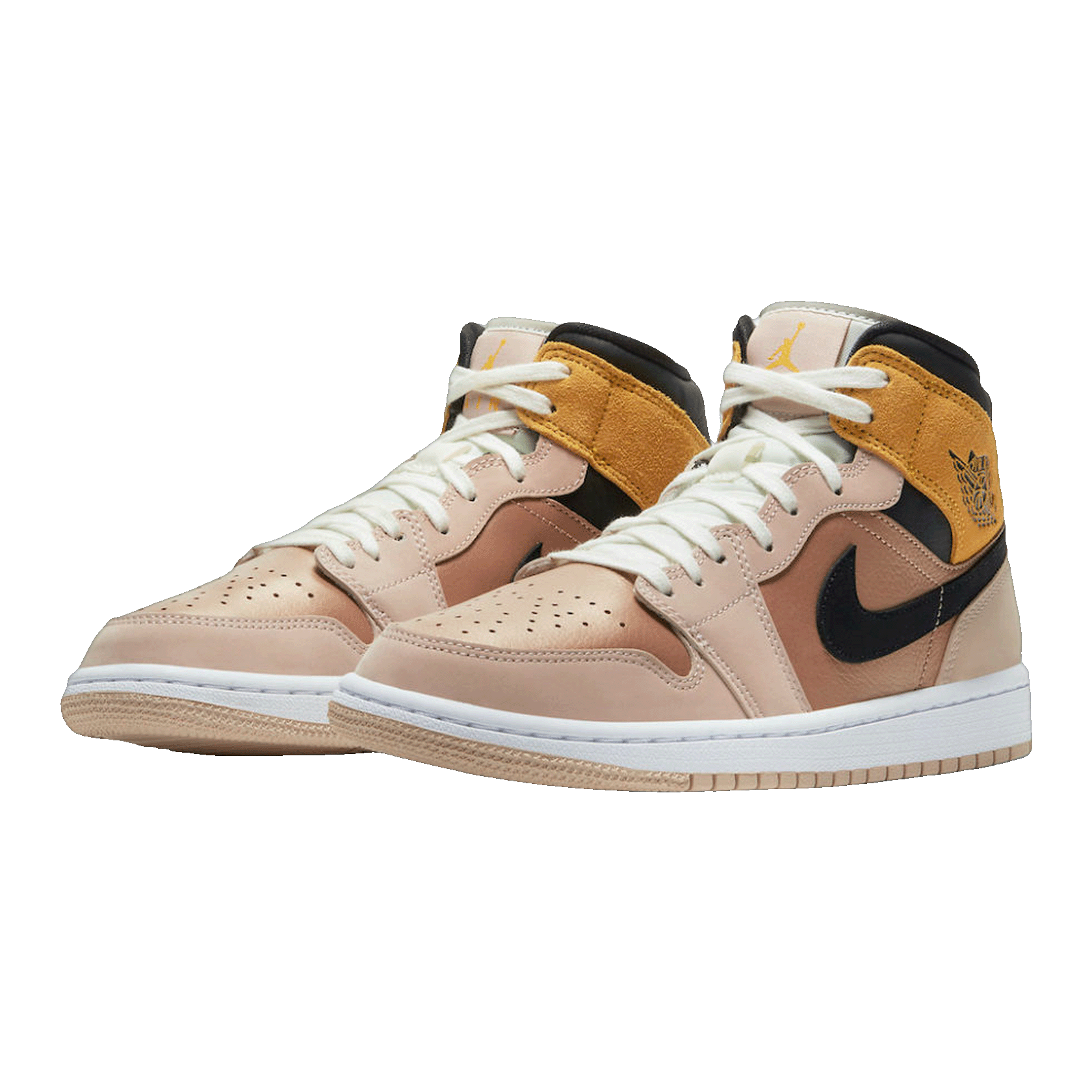 Nike Air Jordan 1 Mid SE Particle Beige (W) Side